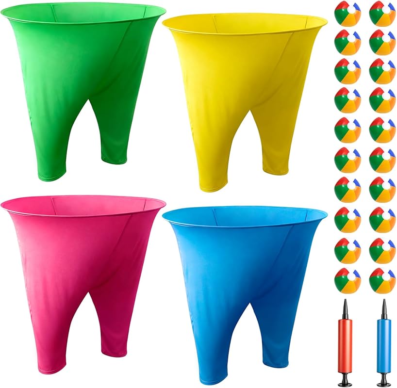 Granny Pants Yard Game – Outdoor Relay with Bouncy Ball & Air Pump, Id