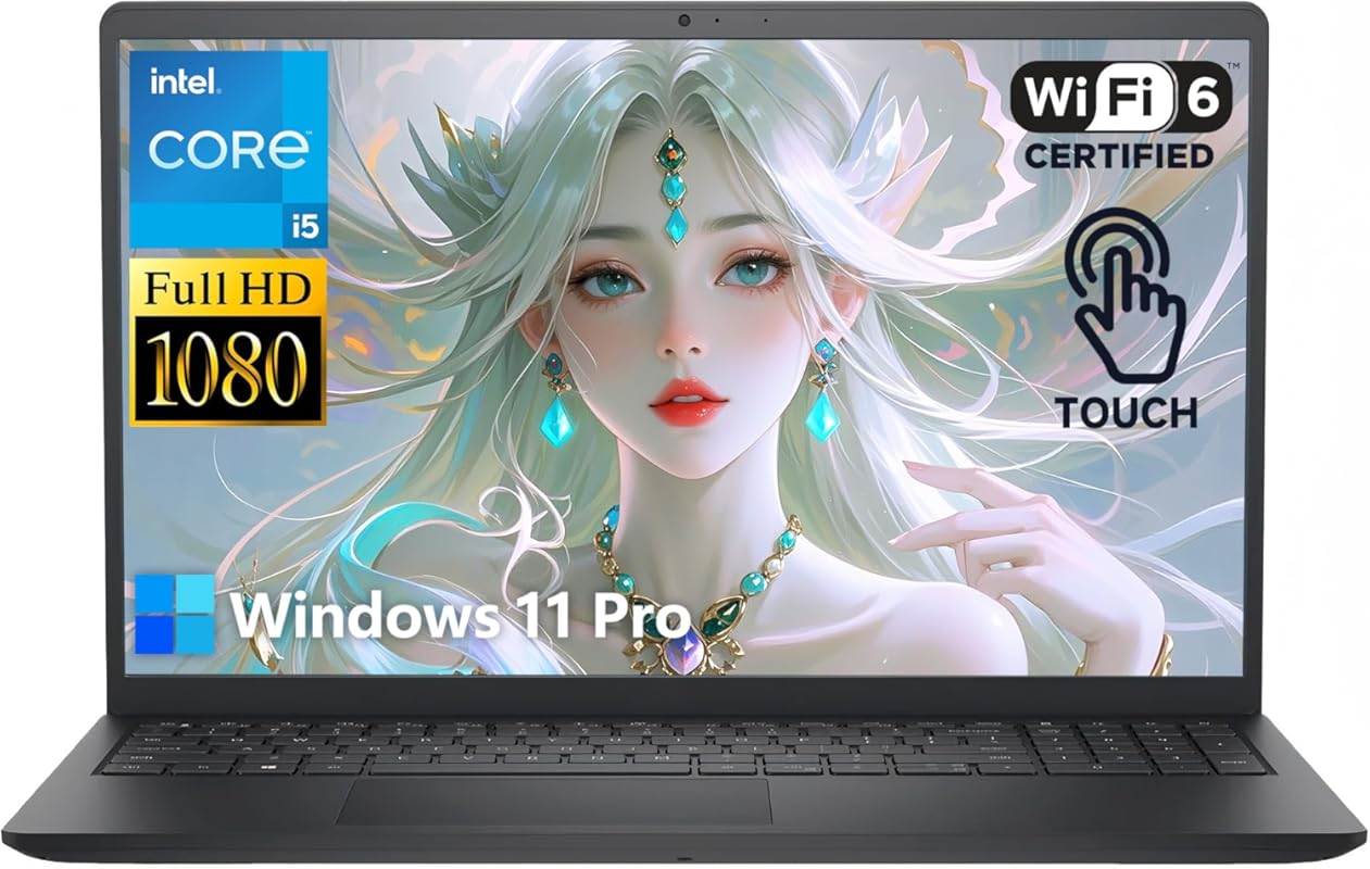 Dell 15.6” Touchscreen Laptop, Intel i5‑1334U 10‑Core (beats Ryzen 7 7