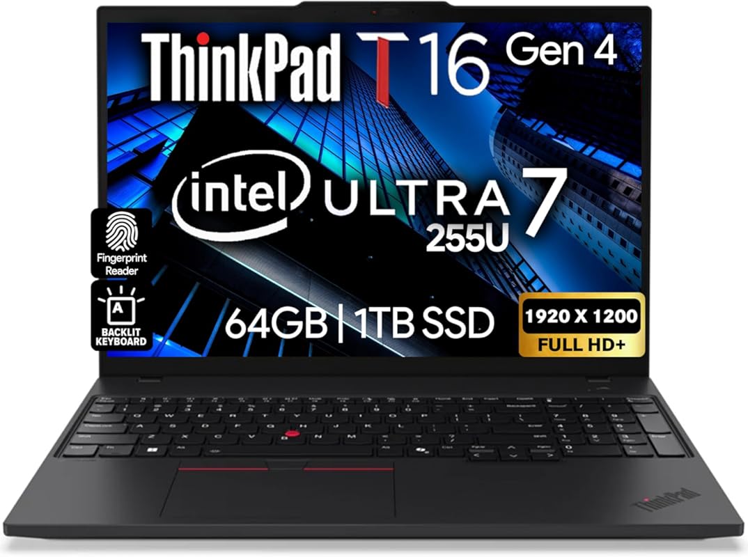 Lenovo ThinkPad T16 Gen 4 AI Business Laptop, 16\