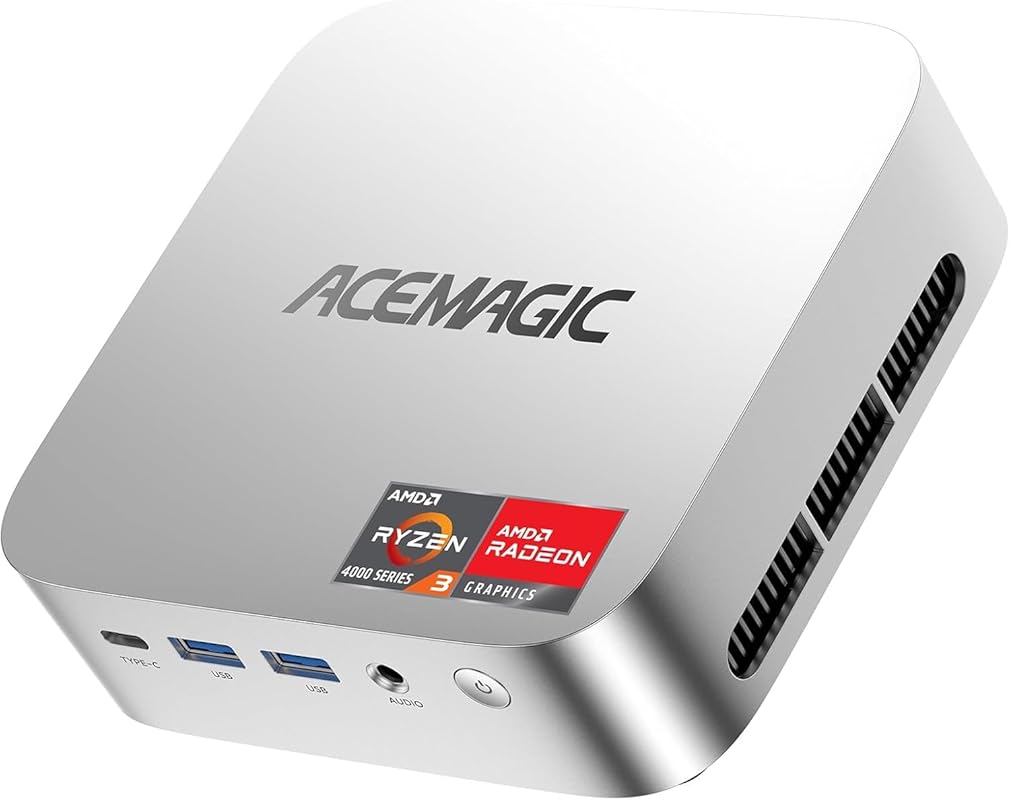 ACEMAGIC Kron K1 Mini PC – AMD Ryzen R2544, 16 GB DDR4, 256 GB SSD, Tr