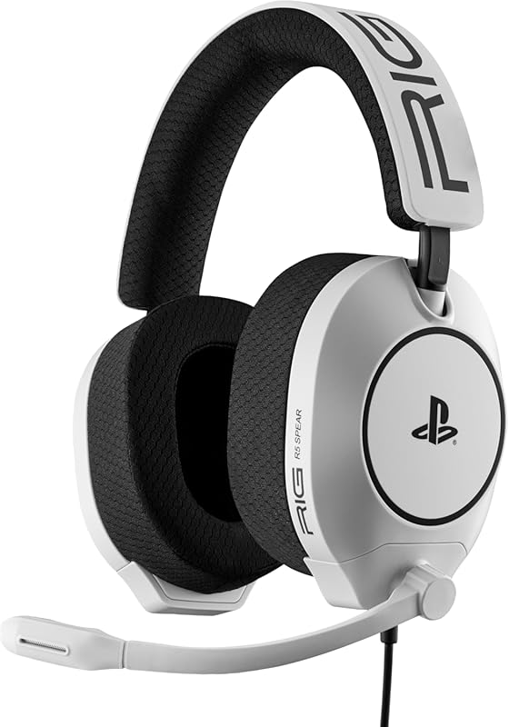 RIG R5 Spear PRO HS Wired Gaming Headset – 40 mm Graphene Drivers, Tem