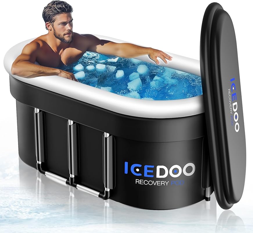 Wxtkkom 175‑Gal Oval Ice Bath Tub with Air Ring
