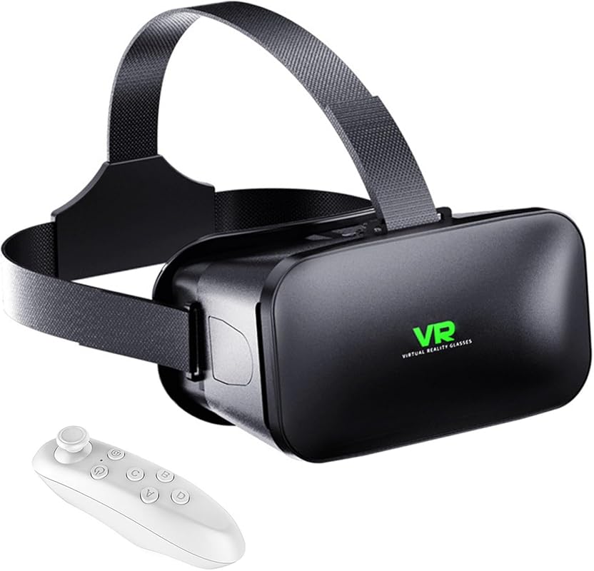 Adjustable Anti‑Blue Light 3D VR Headset – fits 4.5‑6.7