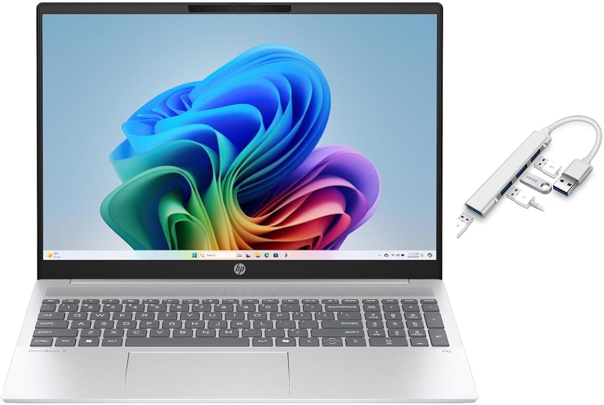 HP OmniBook 16” AI Laptop – WUXGA IPS, AMD Ryzen 7 350 AI, Radeon 860M