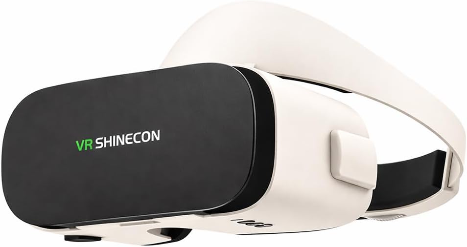 SHINECON 3D VR Headset for Smartphones, Flip‑Up Design, 120° Wide View
