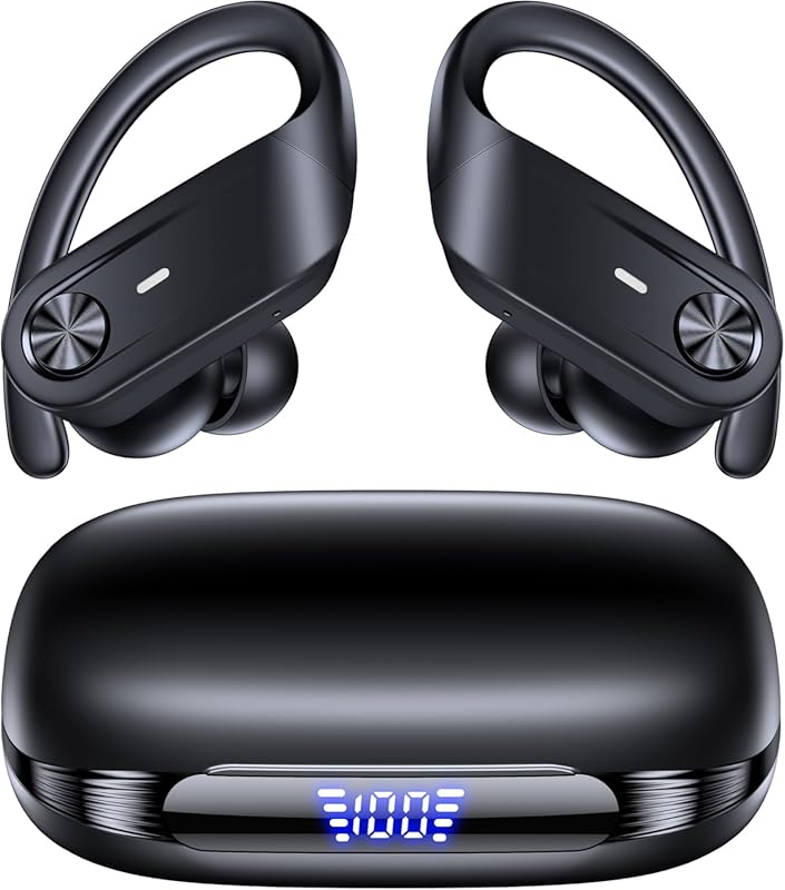 Hybrid ANC Wireless Earbuds with 80 h Playtime, Hi‑Res Stereo, Transpa