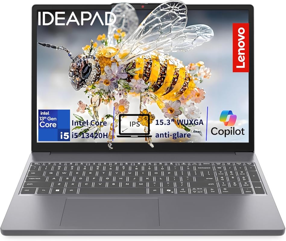 Lenovo 15 Laptop, 13th Gen Intel Core i5‑13420H, 16 GB DDR5, 1 TB SSD