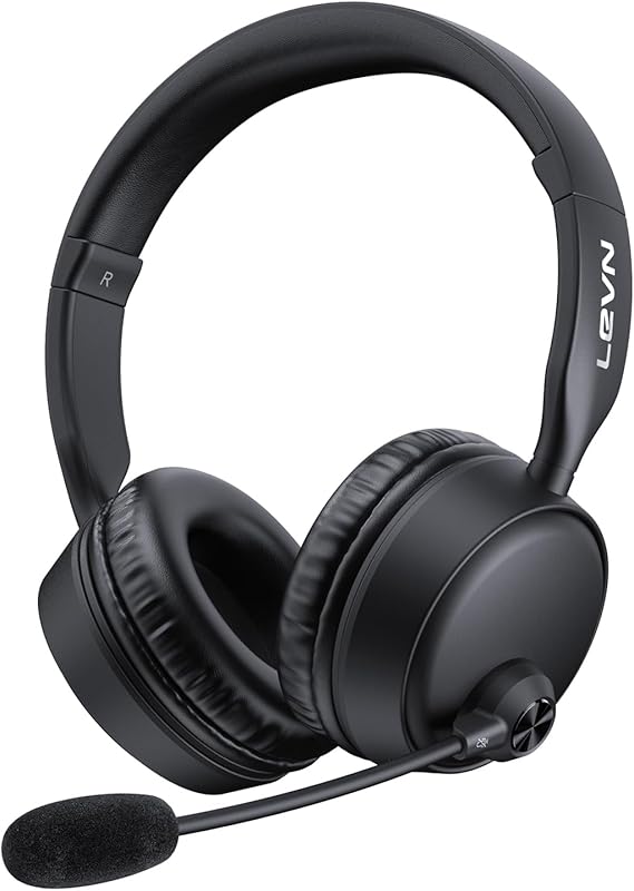 Bluetooth Headset with Mic, 60‑Hour Battery