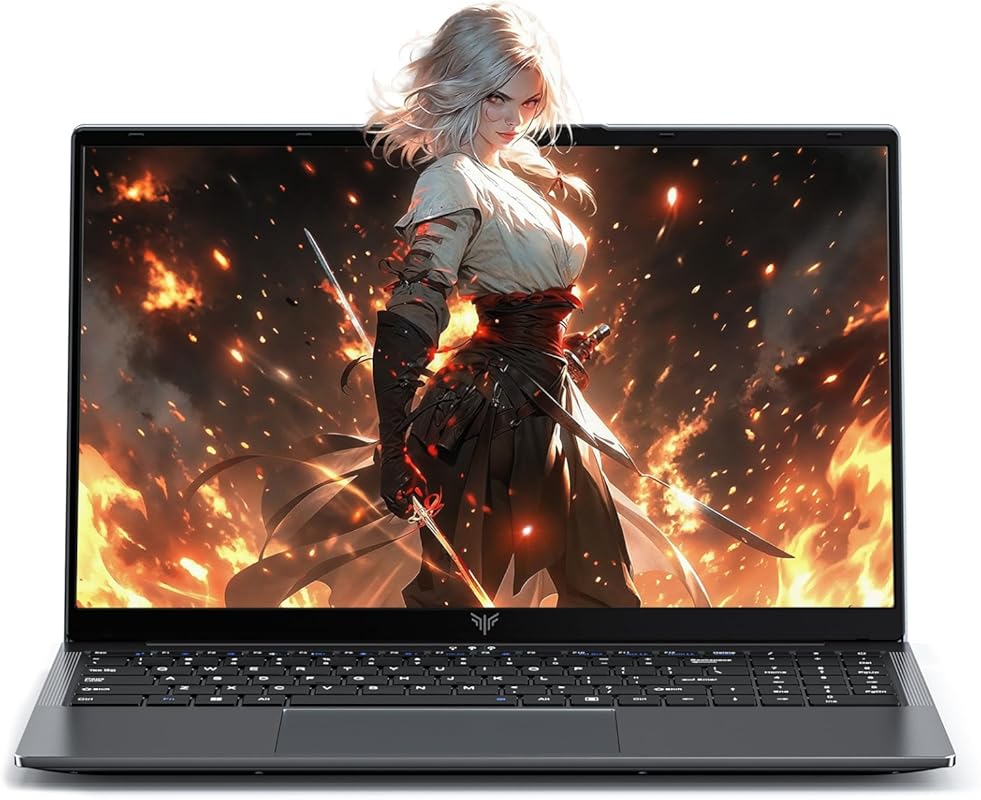 KAIGERR Laptop with AMD Ryzen 7 7430U 4.3 GHz, 16 GB DDR4, 512 GB SSD,