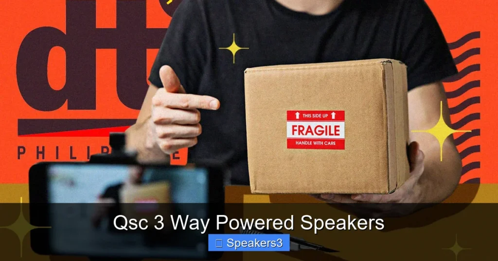 Qsc 3 Way Powered Speakers