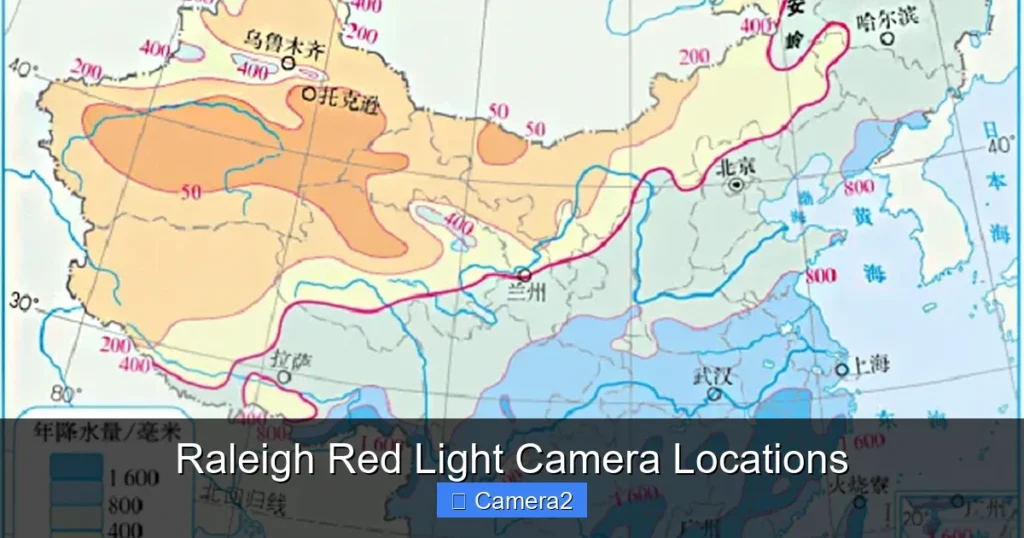 Raleigh Red Light Camera Locations