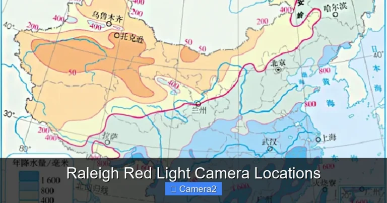 Raleigh Red Light Camera Locations