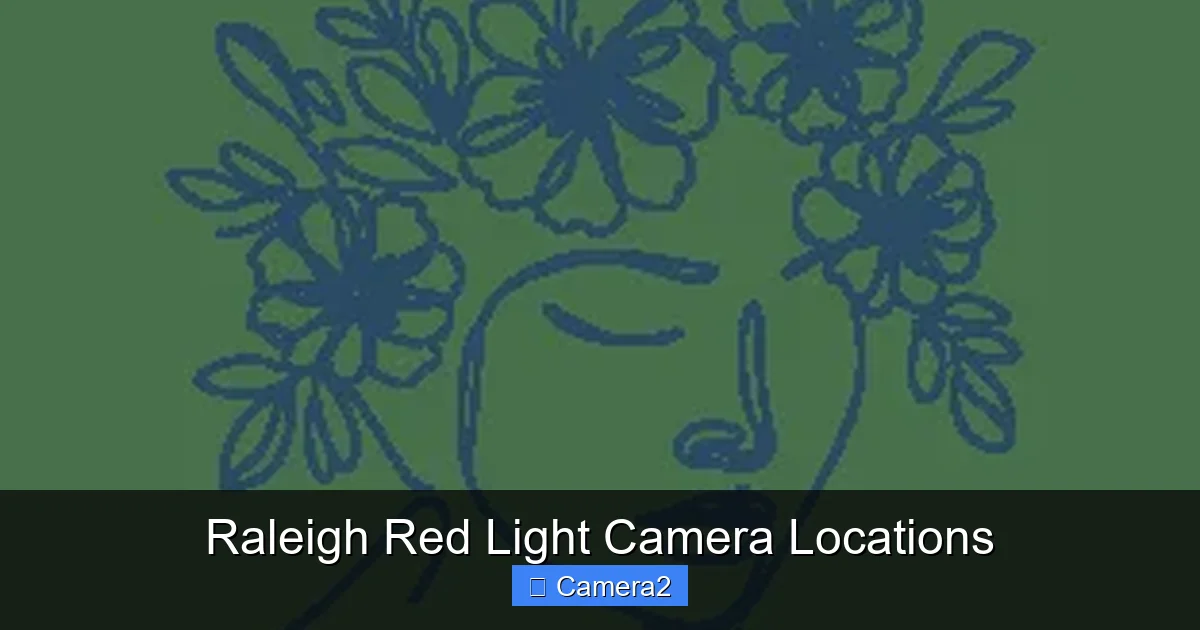 Raleigh Red Light Camera Locations