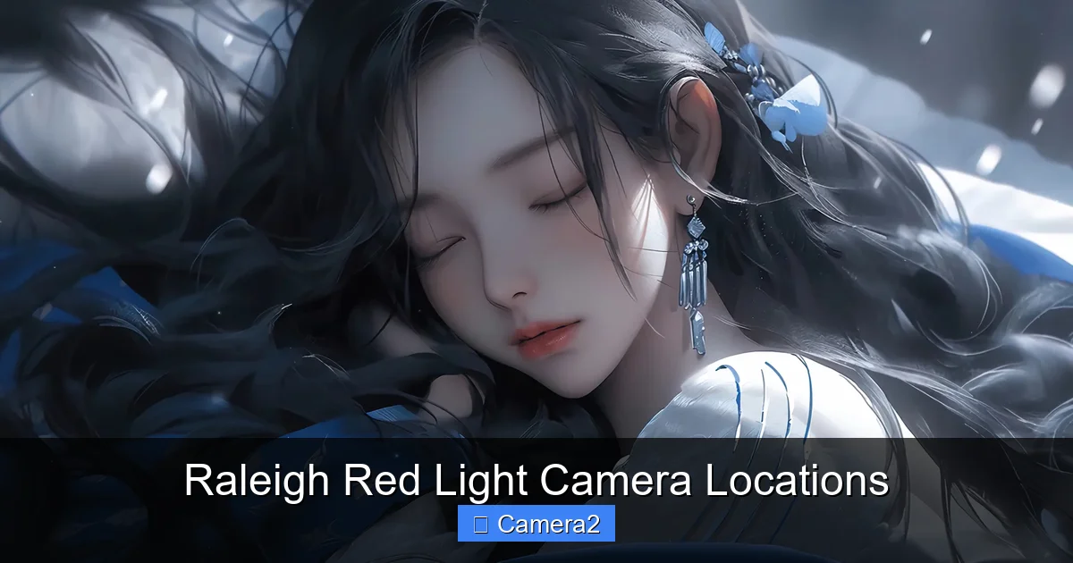 Raleigh Red Light Camera Locations