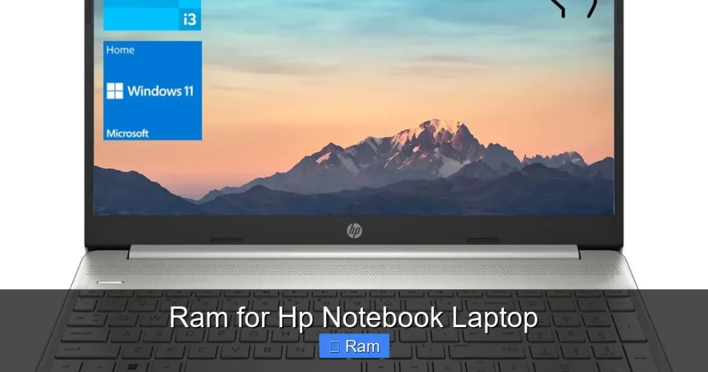 Ram for Hp Notebook Laptop