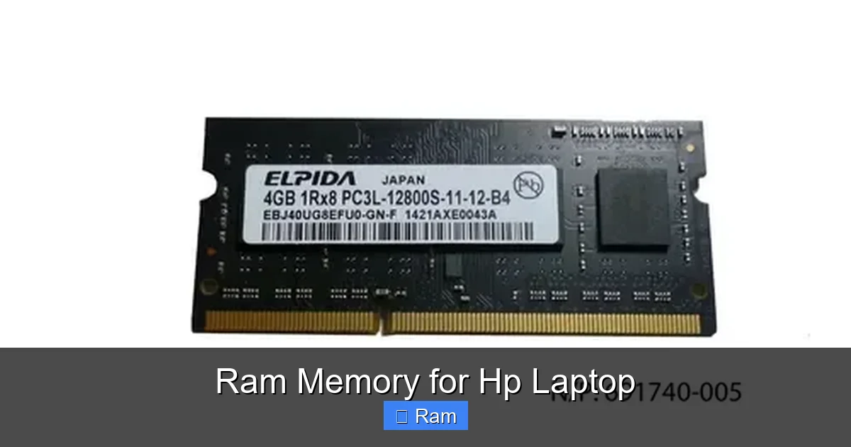 Ram Memory for Hp Laptop