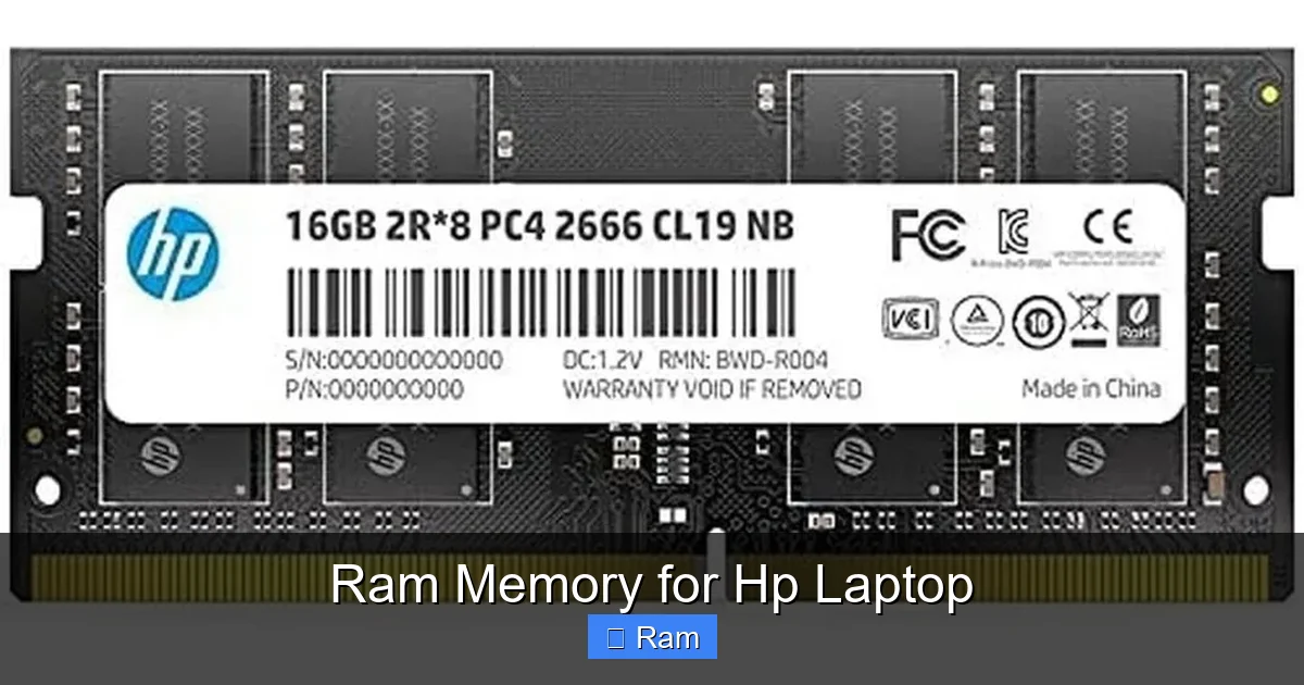 Ram Memory for Hp Laptop