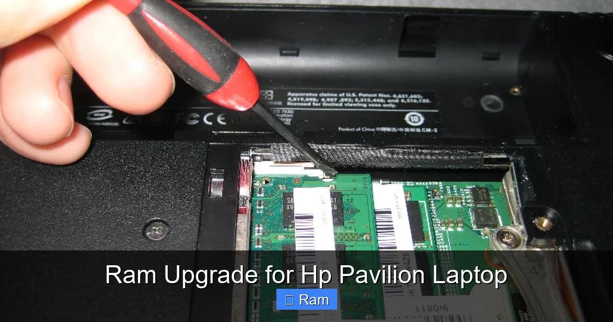 Ram Upgrade for Hp Pavilion Laptop