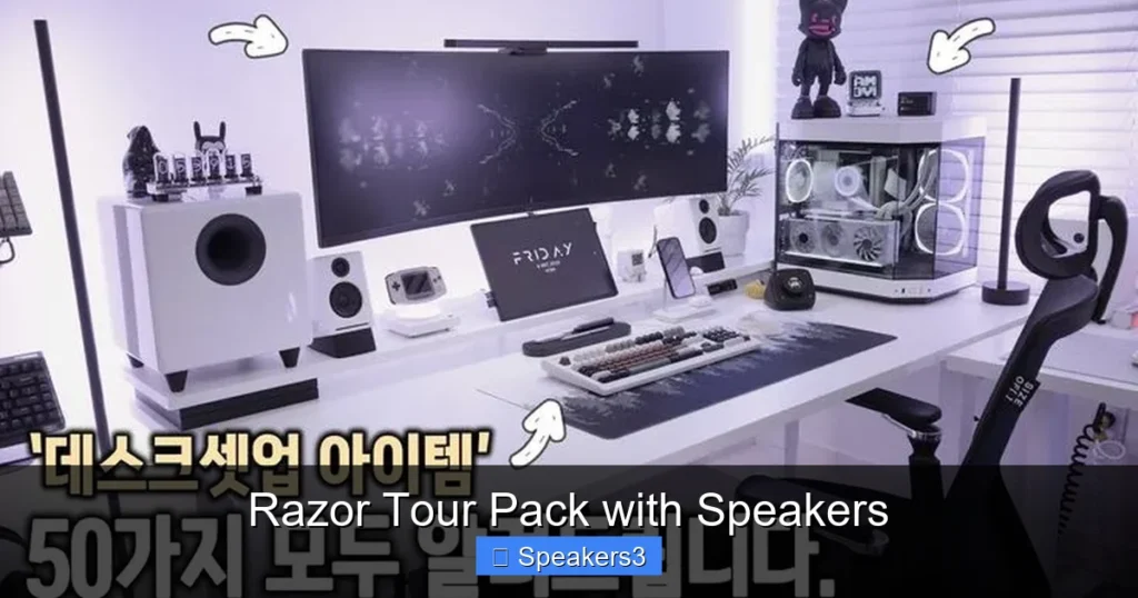 Razor Tour Pack with Speakers