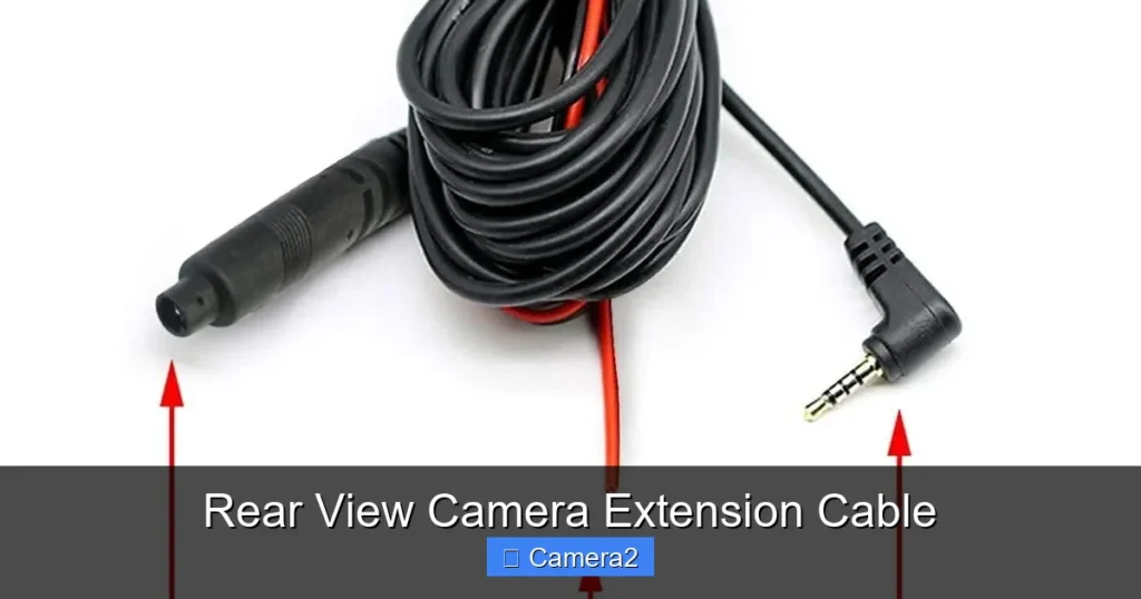 Rear View Camera Extension Cable