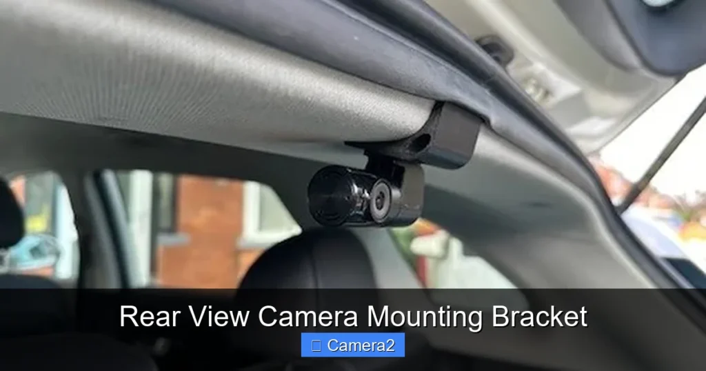 Rear View Camera Mounting Bracket