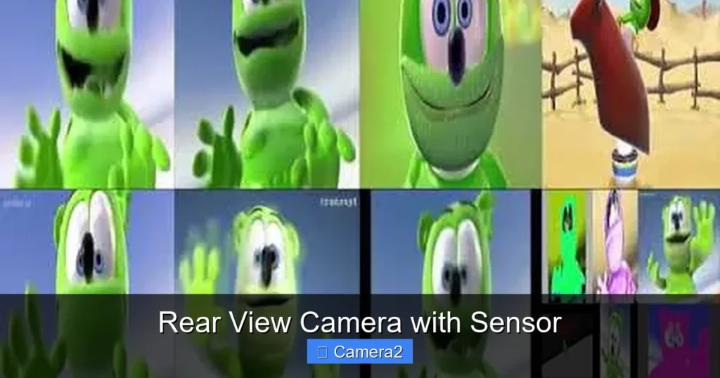Rear View Camera with Sensor