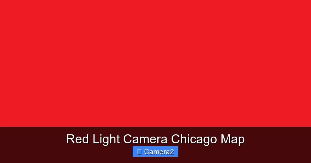 Red Light Camera Chicago Map
