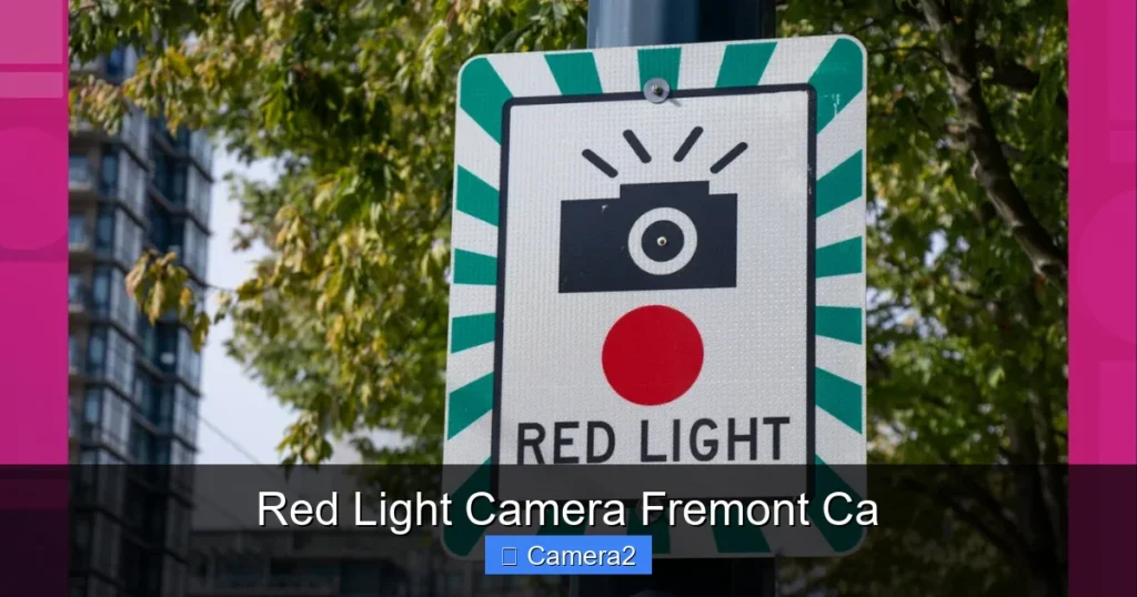 Red Light Camera Fremont Ca
