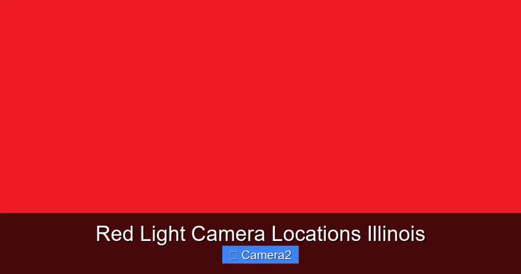 Red Light Camera Locations Illinois