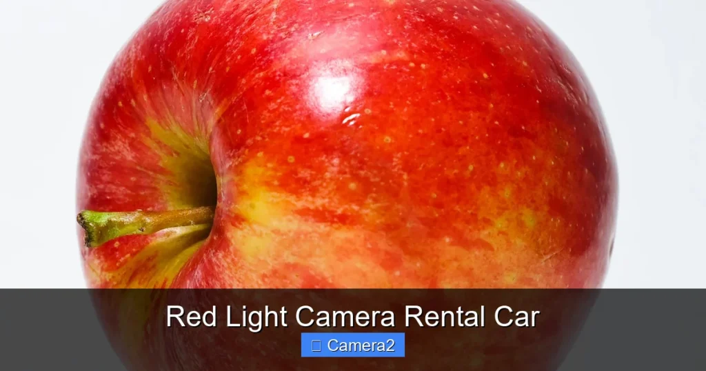 Red Light Camera Rental Car