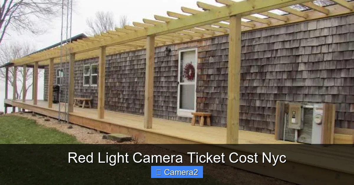 Red Light Camera Ticket Cost Nyc