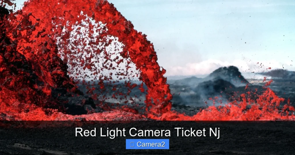 Red Light Camera Ticket Nj