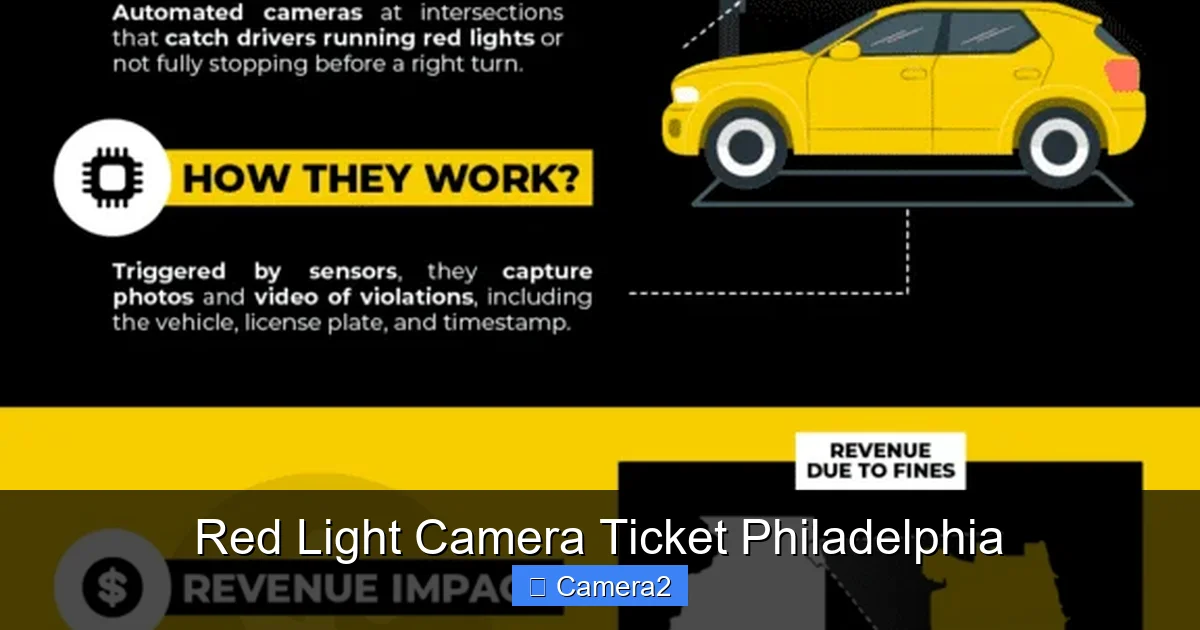 Red Light Camera Ticket Philadelphia