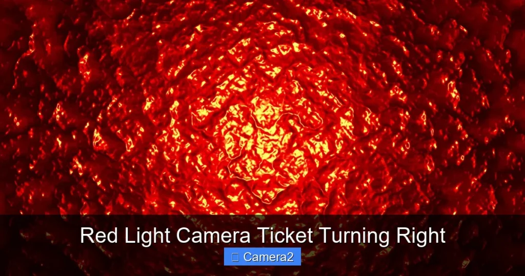 Red Light Camera Ticket Turning Right