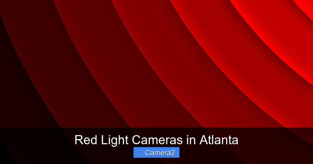 Red Light Cameras in Atlanta