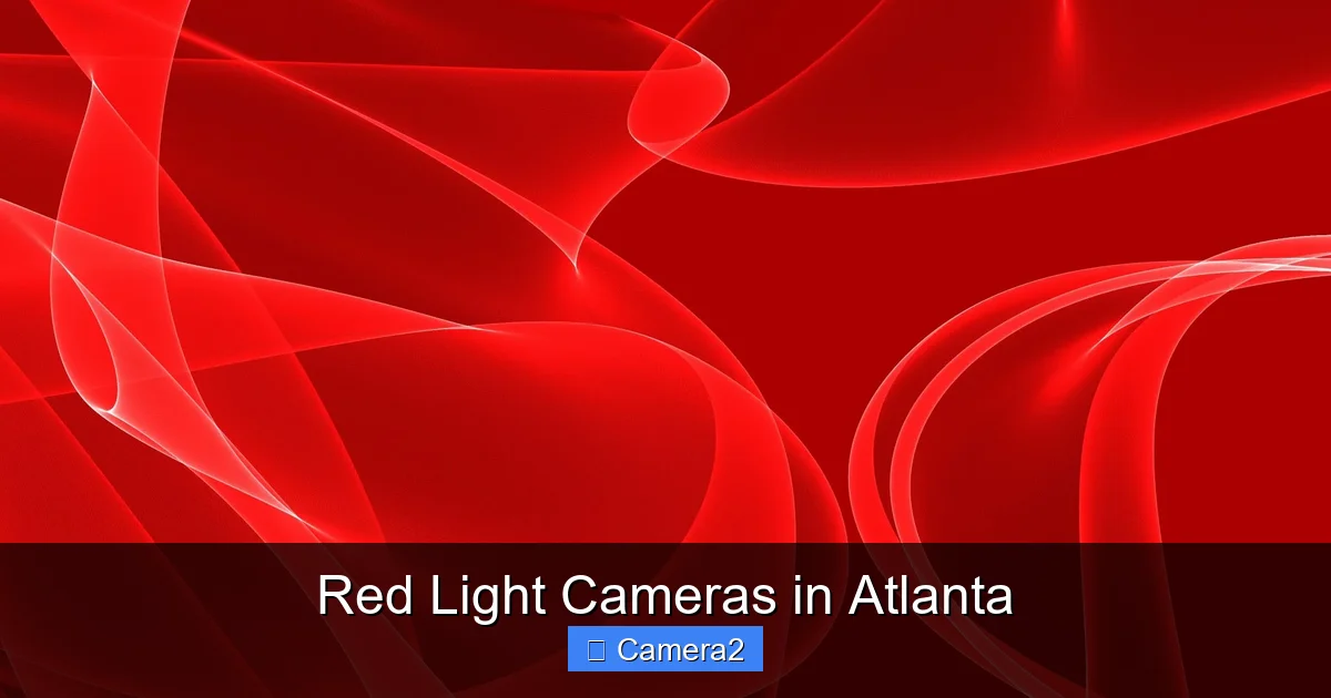 Red Light Cameras in Atlanta