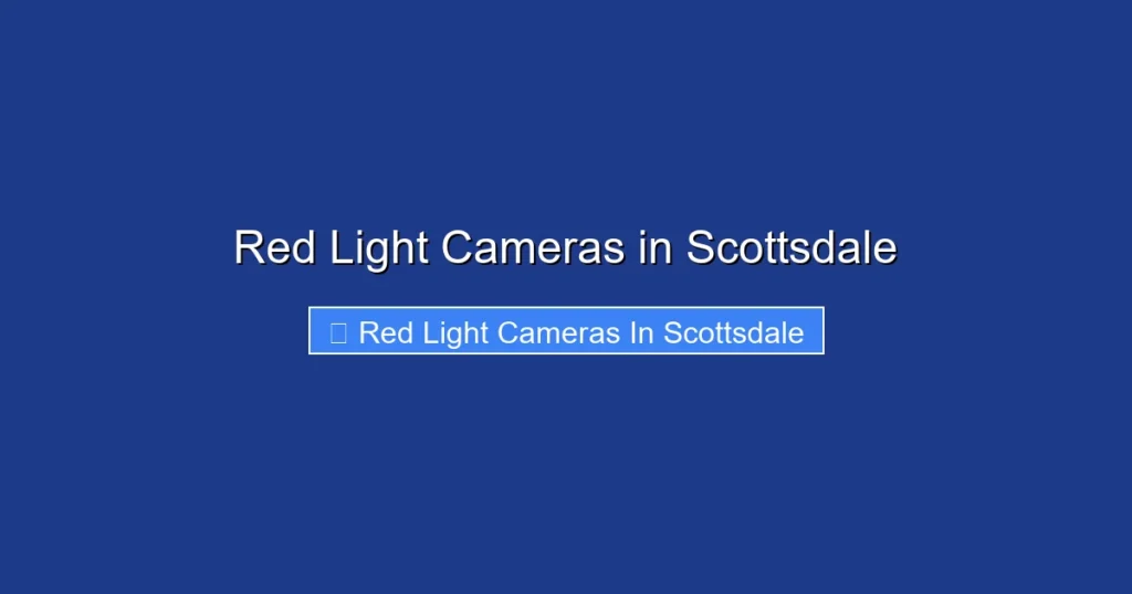 Red Light Cameras in Scottsdale