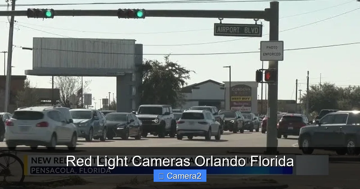 Red Light Cameras Orlando Florida