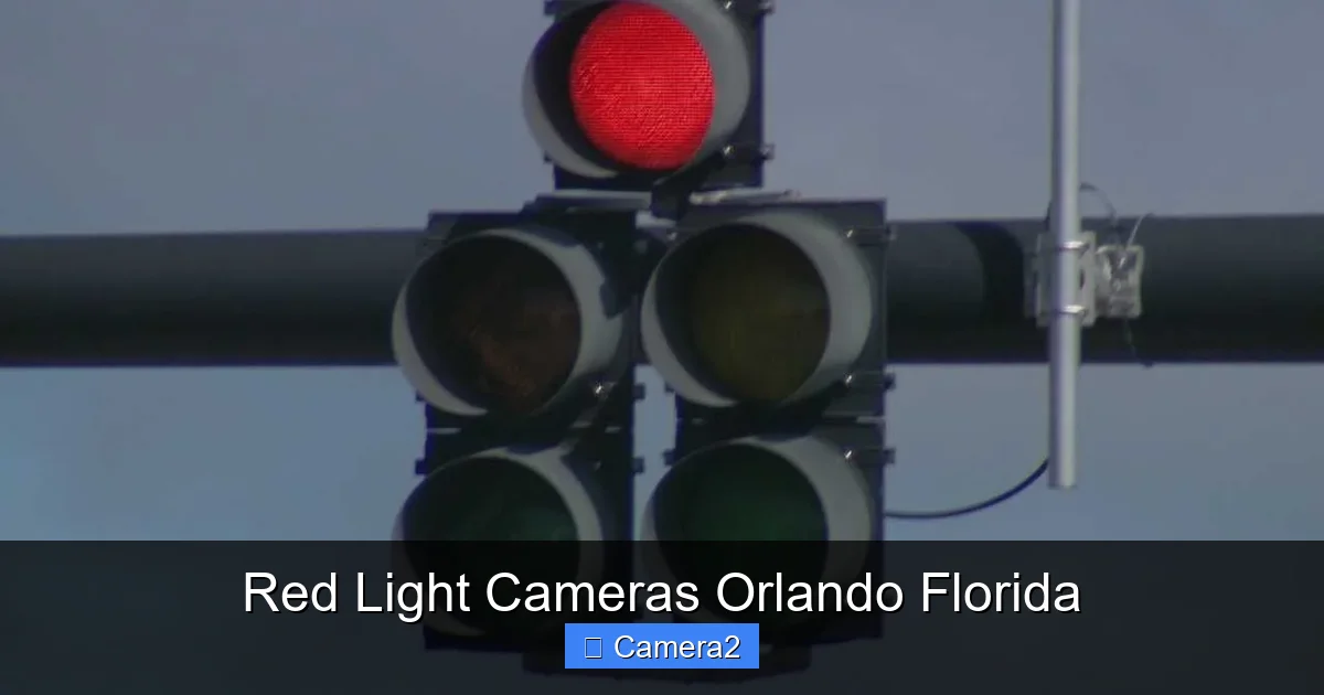 Red Light Cameras Orlando Florida