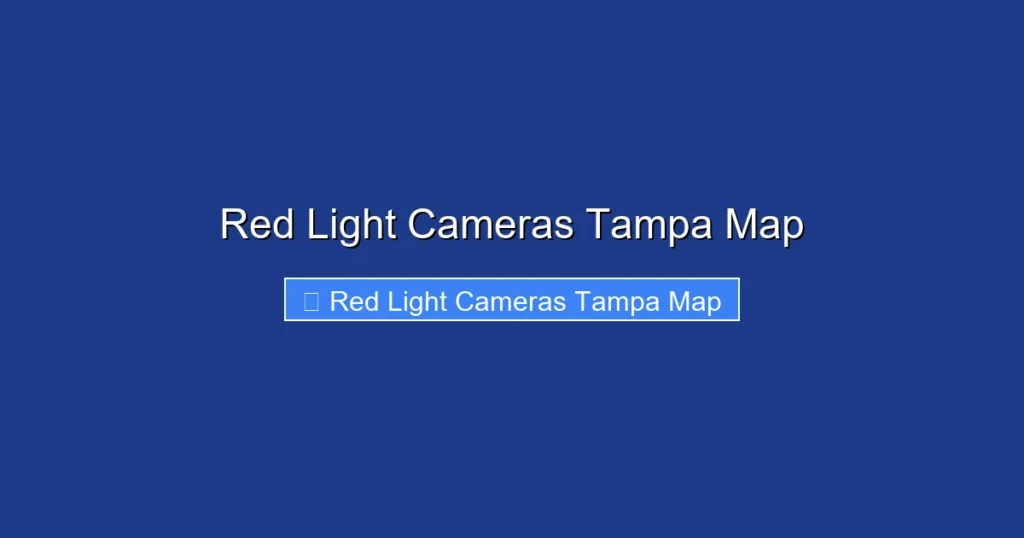 Red Light Cameras Tampa Map