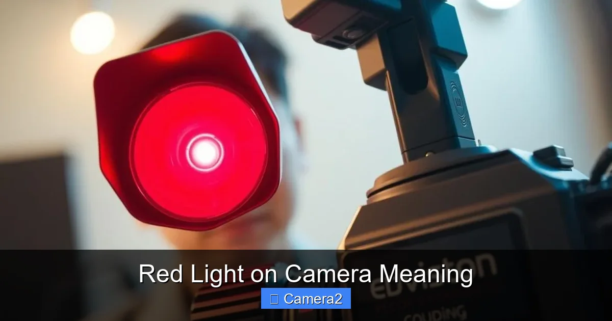 Red Light on Camera Meaning