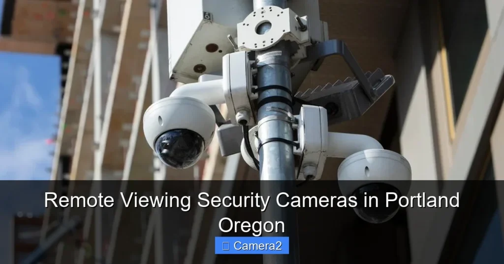 Remote Viewing Security Cameras in Portland Oregon
