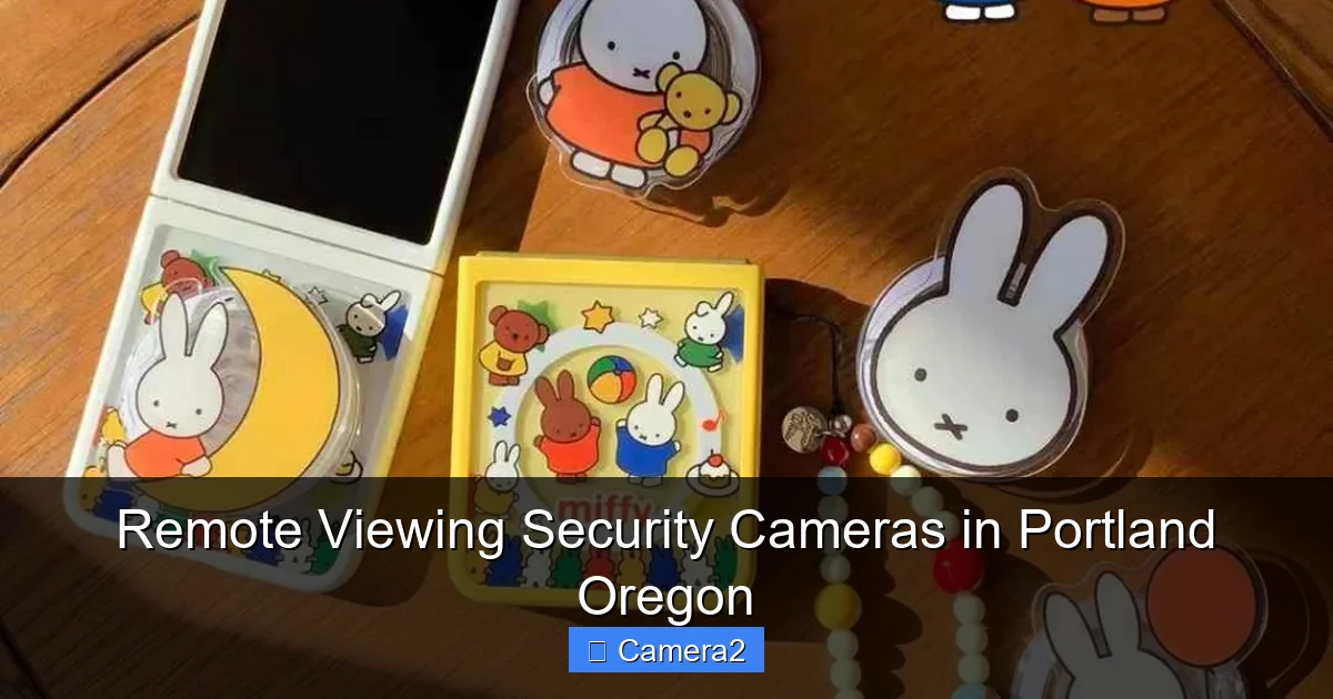 Remote Viewing Security Cameras in Portland Oregon