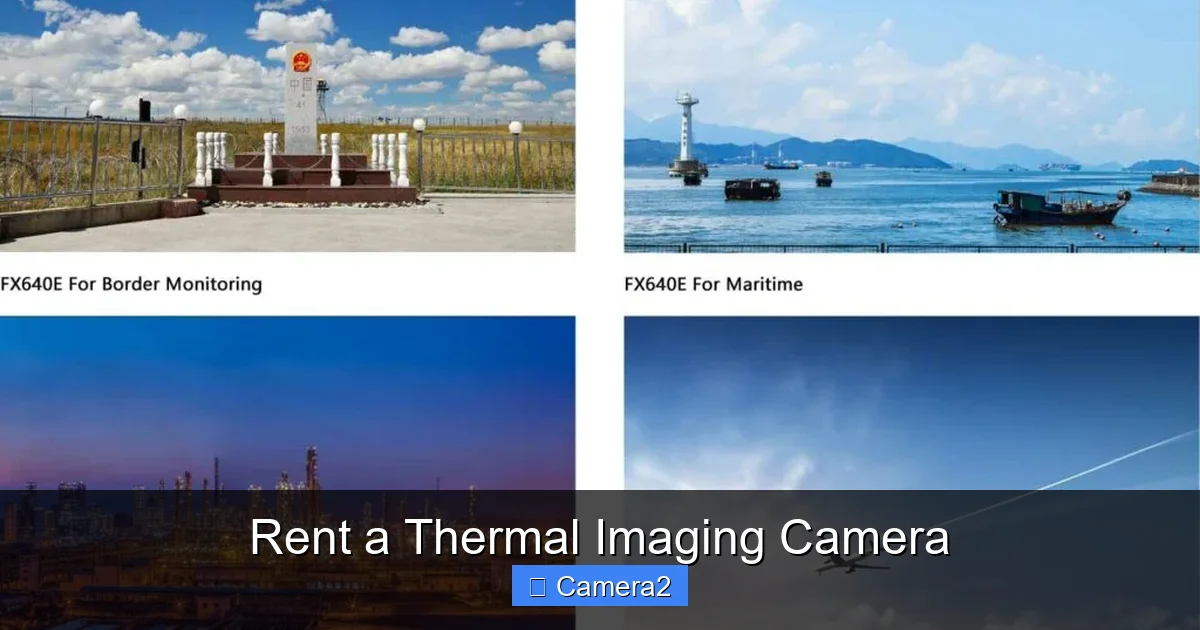 Rent a Thermal Imaging Camera