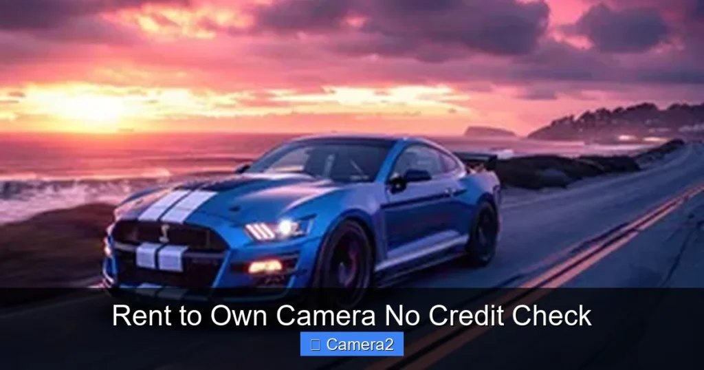 Rent to Own Camera No Credit Check