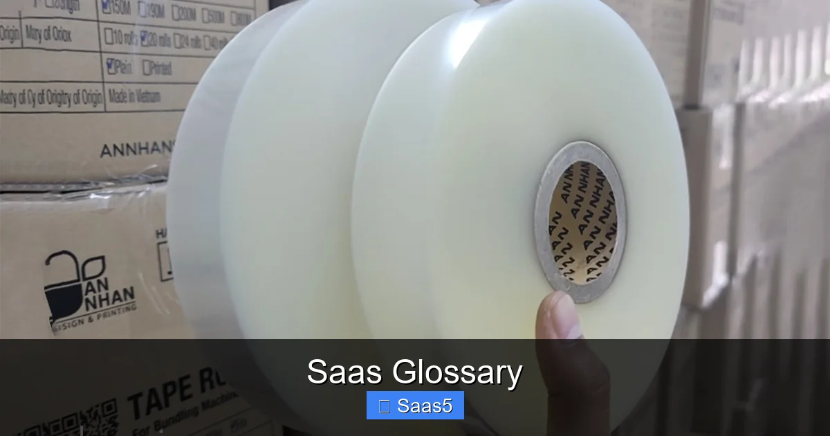 Saas Glossary