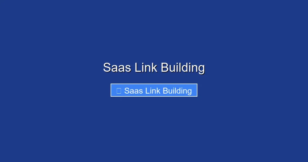 Saas Link Building