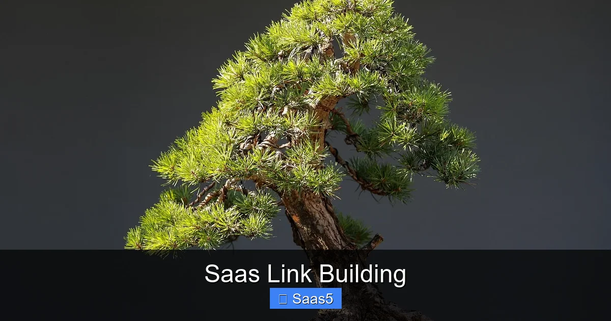 Saas Link Building