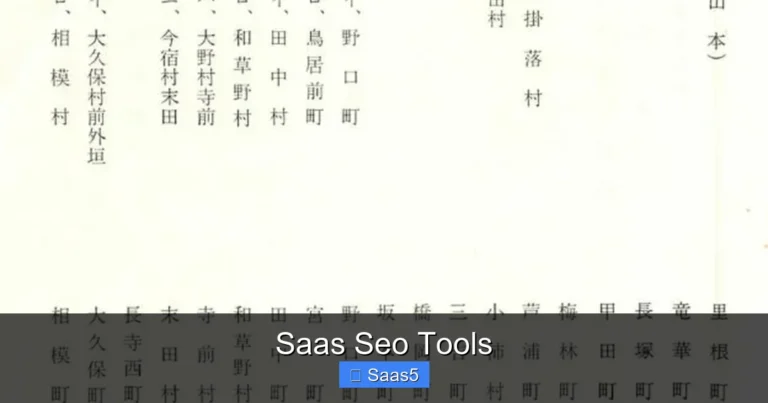Saas Seo Tools