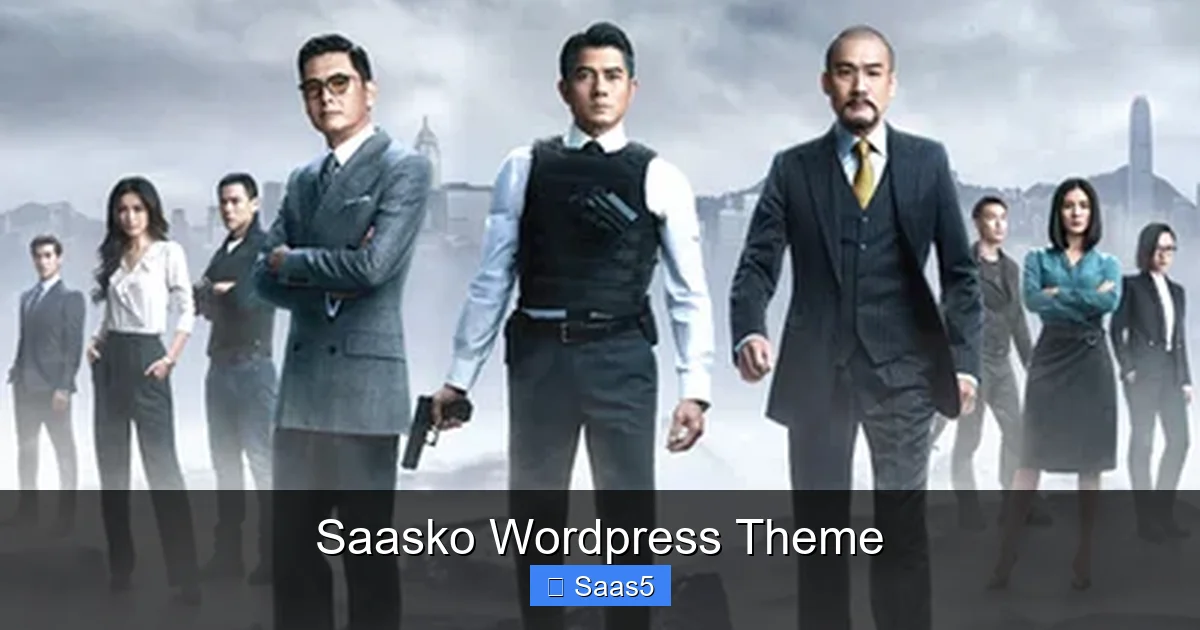 Saasko WordPress Theme
